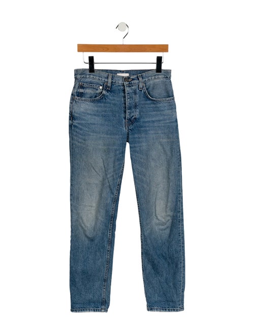 TWP High-Rise Straight Leg Jeans