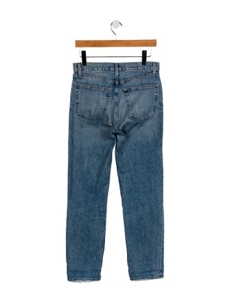 TWP High-Rise Straight Leg Jeans