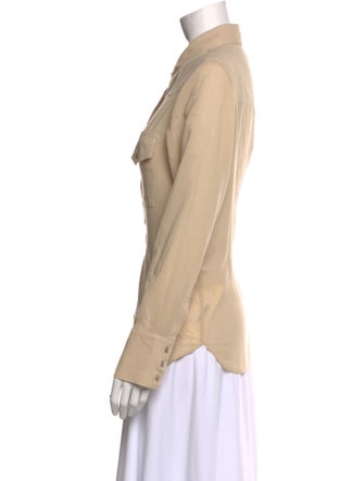 TWP Long Sleeve Button-Up Top