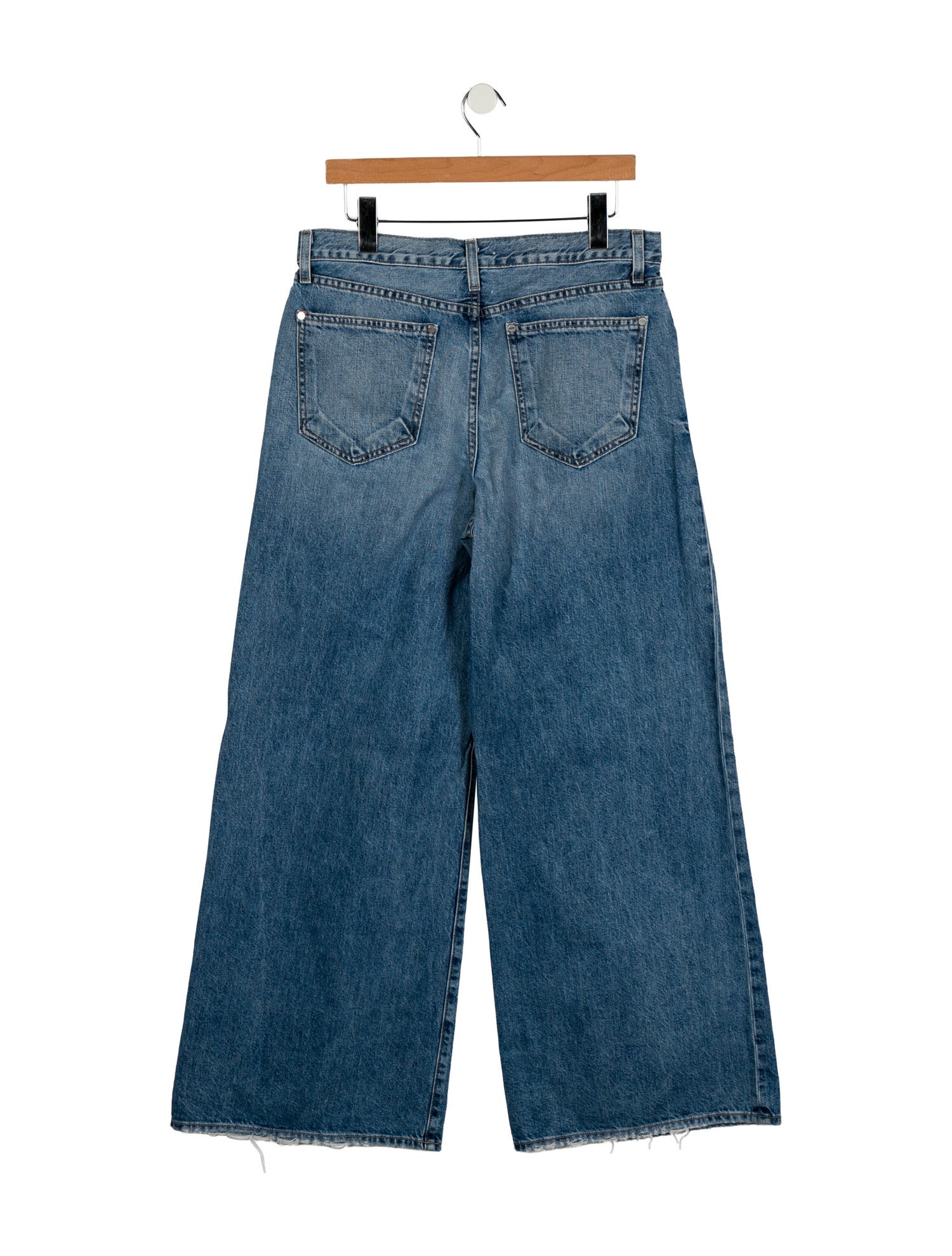 TWP High-Rise Wide Leg Jeans