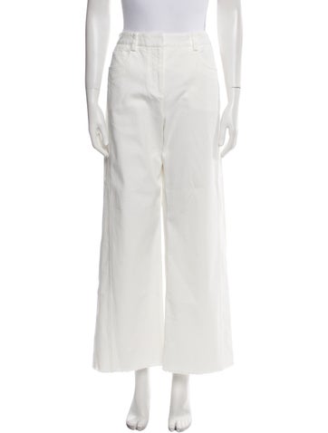 Pre-owned Twp Wide Leg Pants In White