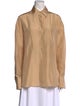 TWP Silk Long Sleeve Button-Up Top