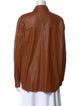 TWP Lambskin Long Sleeve Button-Up Top