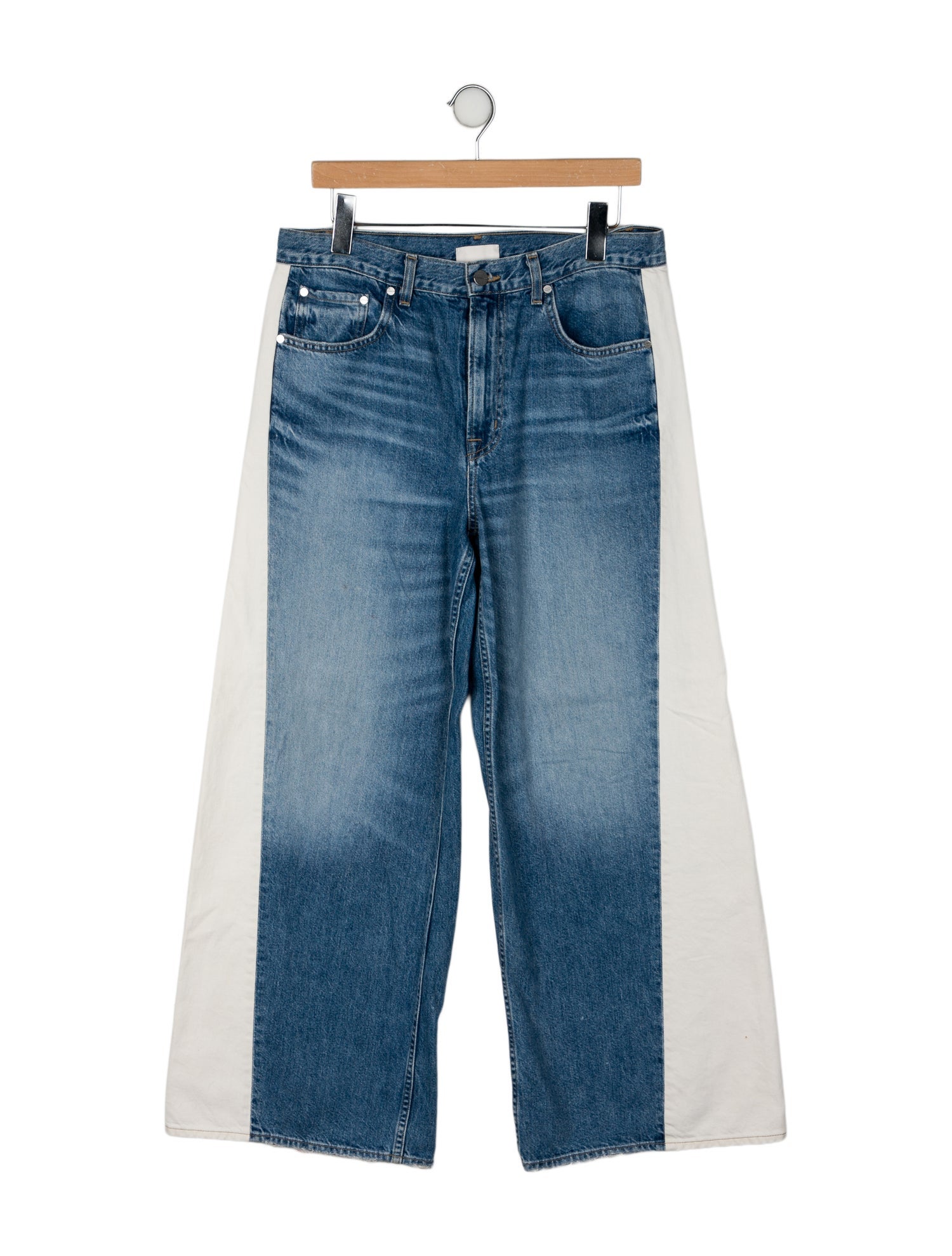 TWP High-Rise Wide Leg Jeans