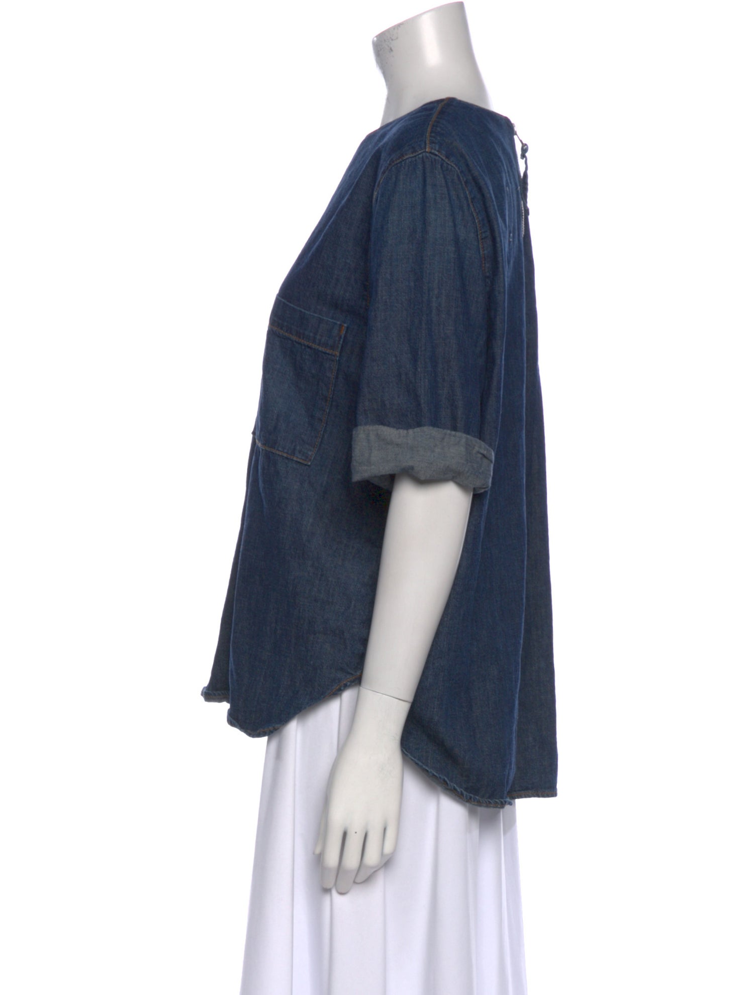 TWP Crew Neck Short Sleeve Top