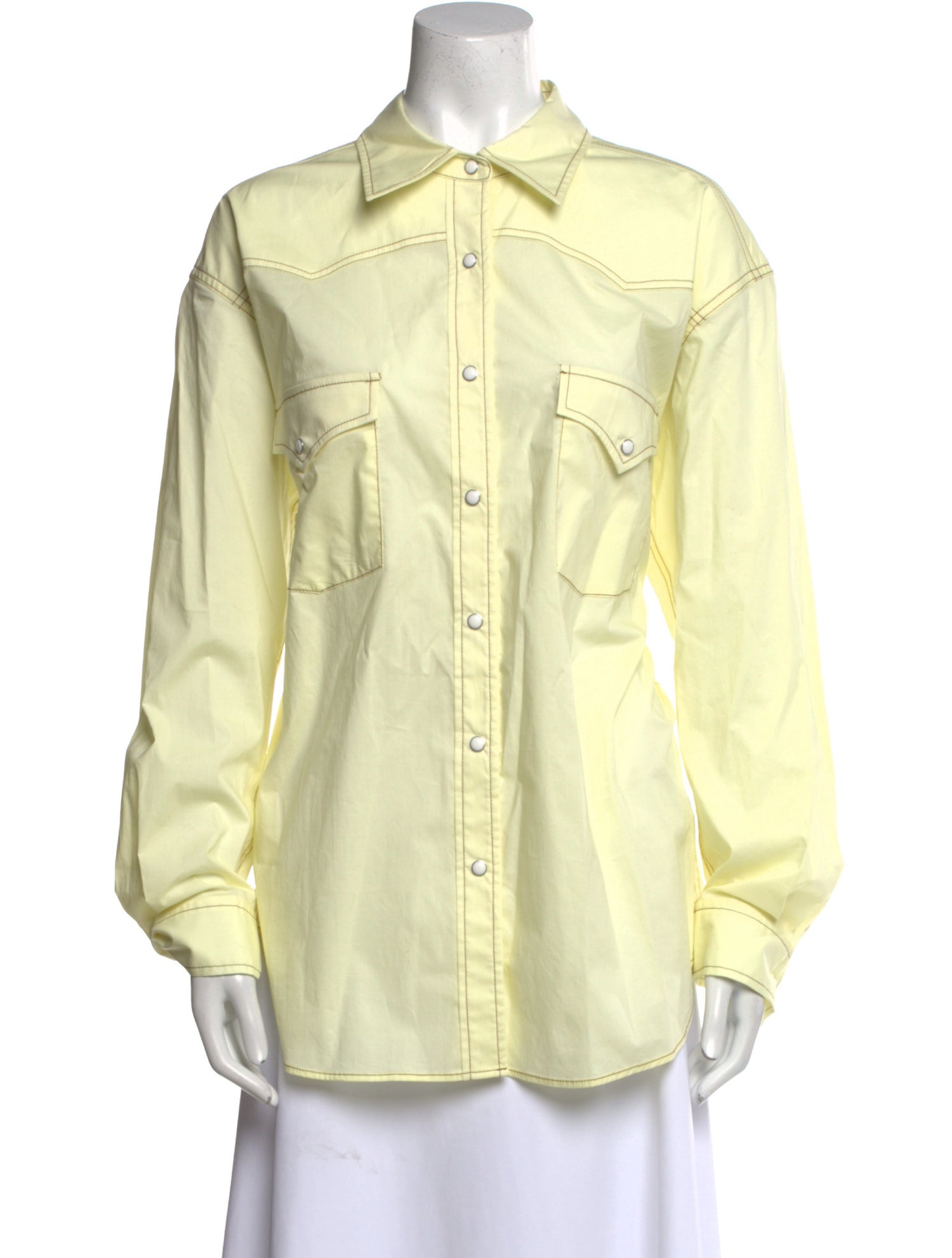 TWP Long Sleeve Button-Up Top