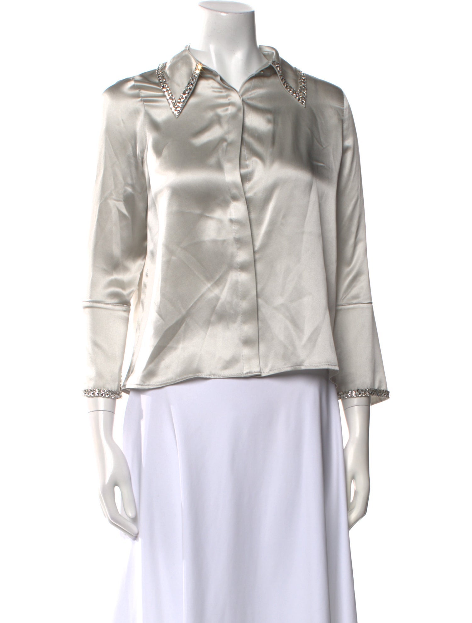 TWP Silk V-Neck Blouse