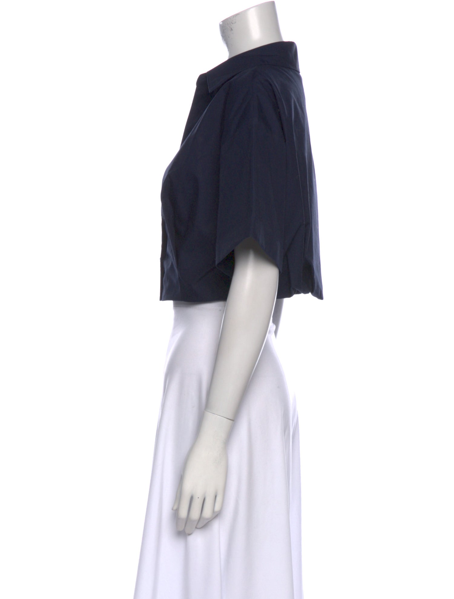 TWP V-Neck Short Sleeve Crop Top w/ Tags