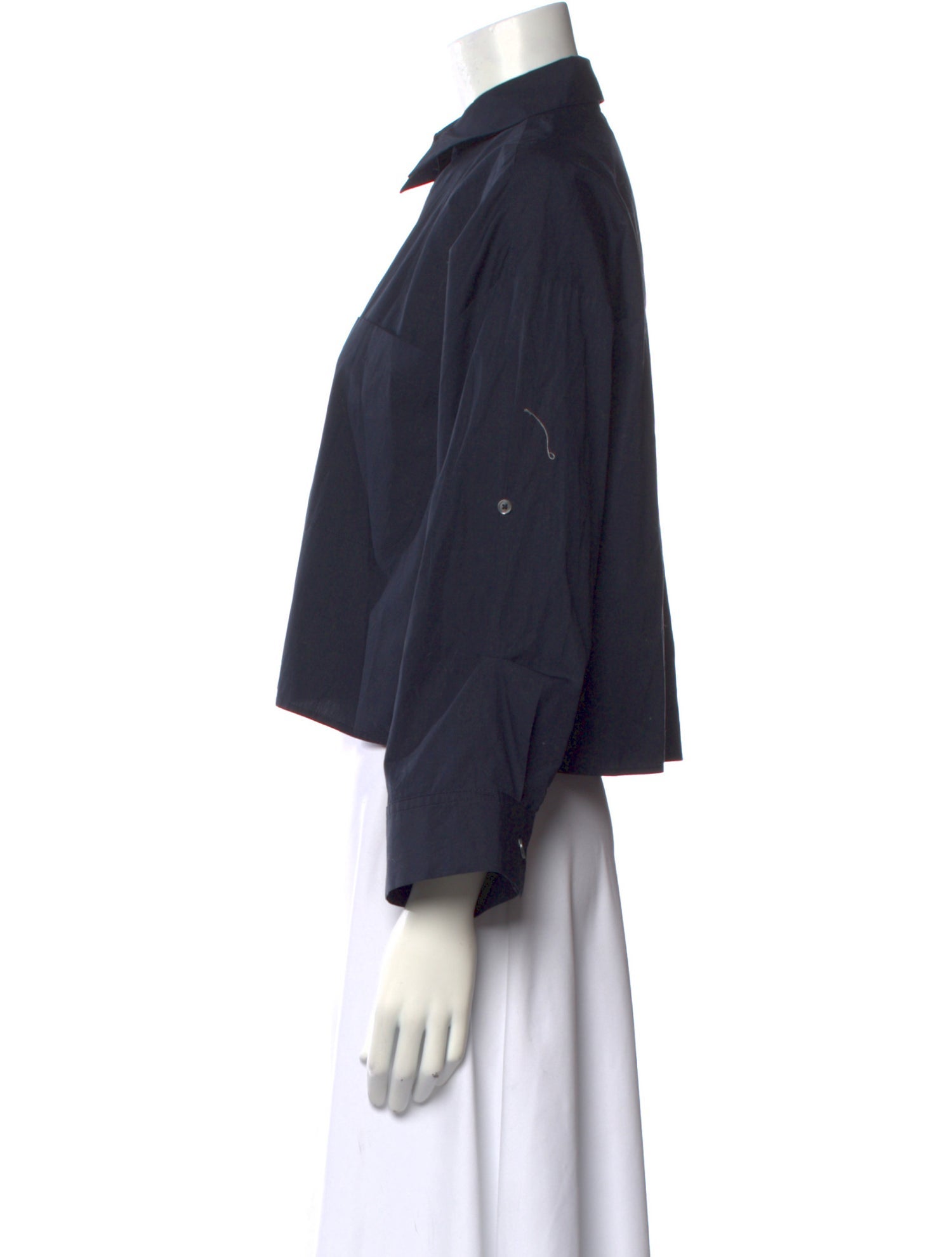 TWP Long Sleeve Crop Top