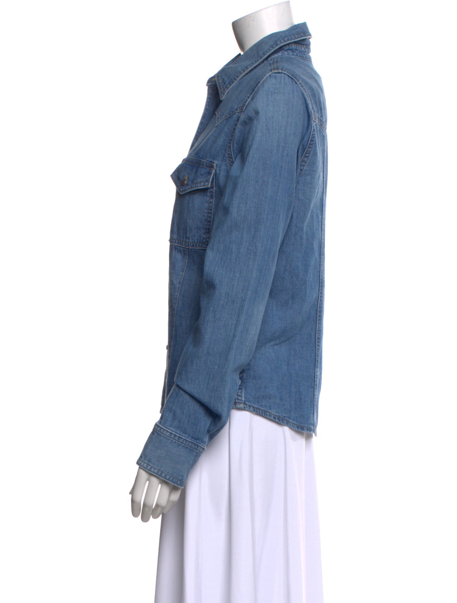 TWP Long Sleeve Button-Up Top