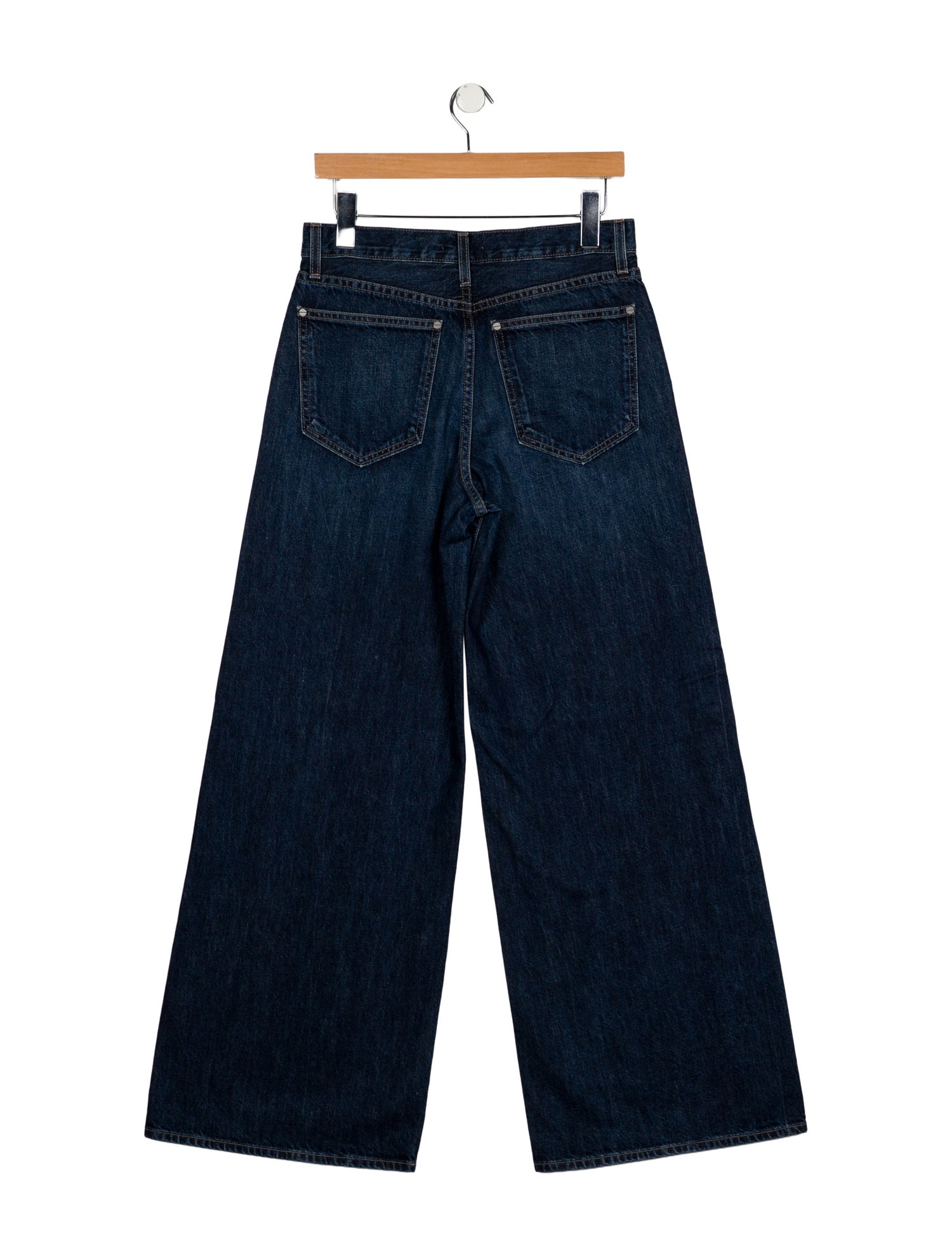 TWP High-Rise Wide Leg Jeans