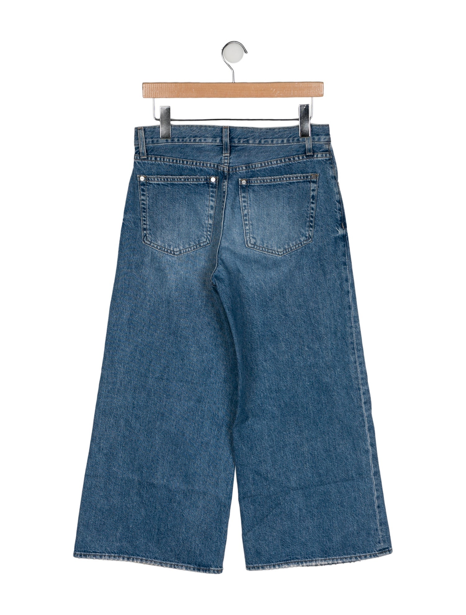 TWP High-Rise Wide Leg Jeans