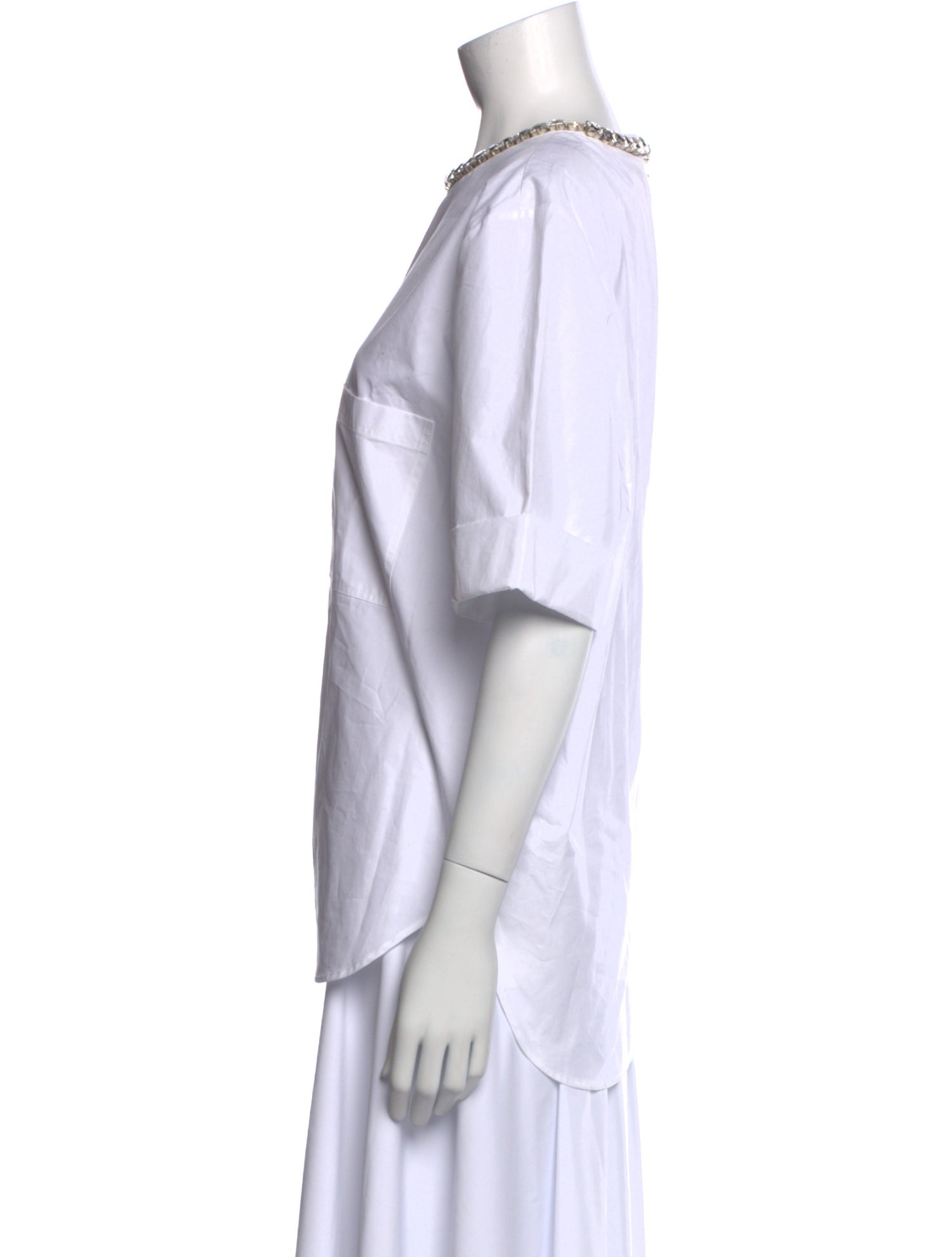 TWP Bateau Neckline Short Sleeve T-Shirt