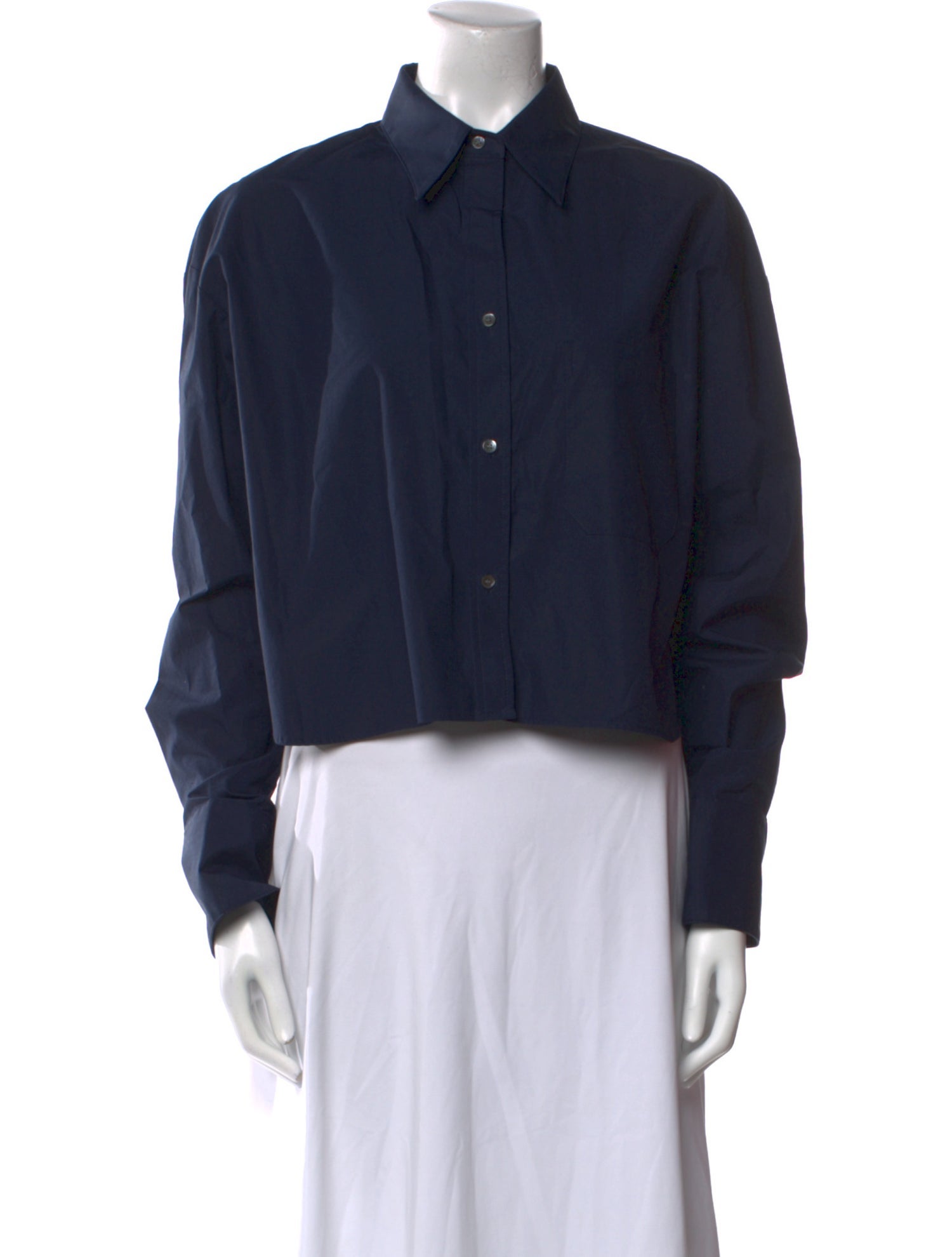 TWP Long Sleeve Crop Top