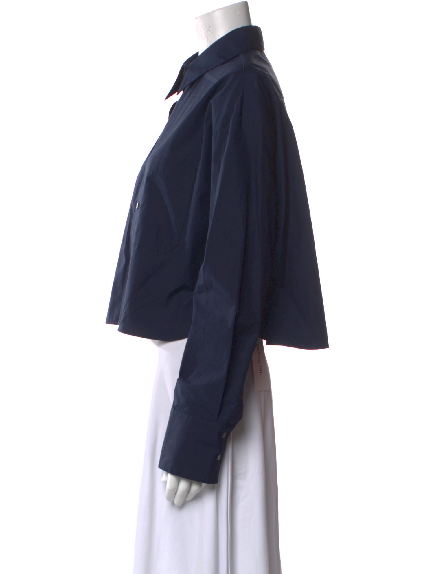 TWP Long Sleeve Crop Top