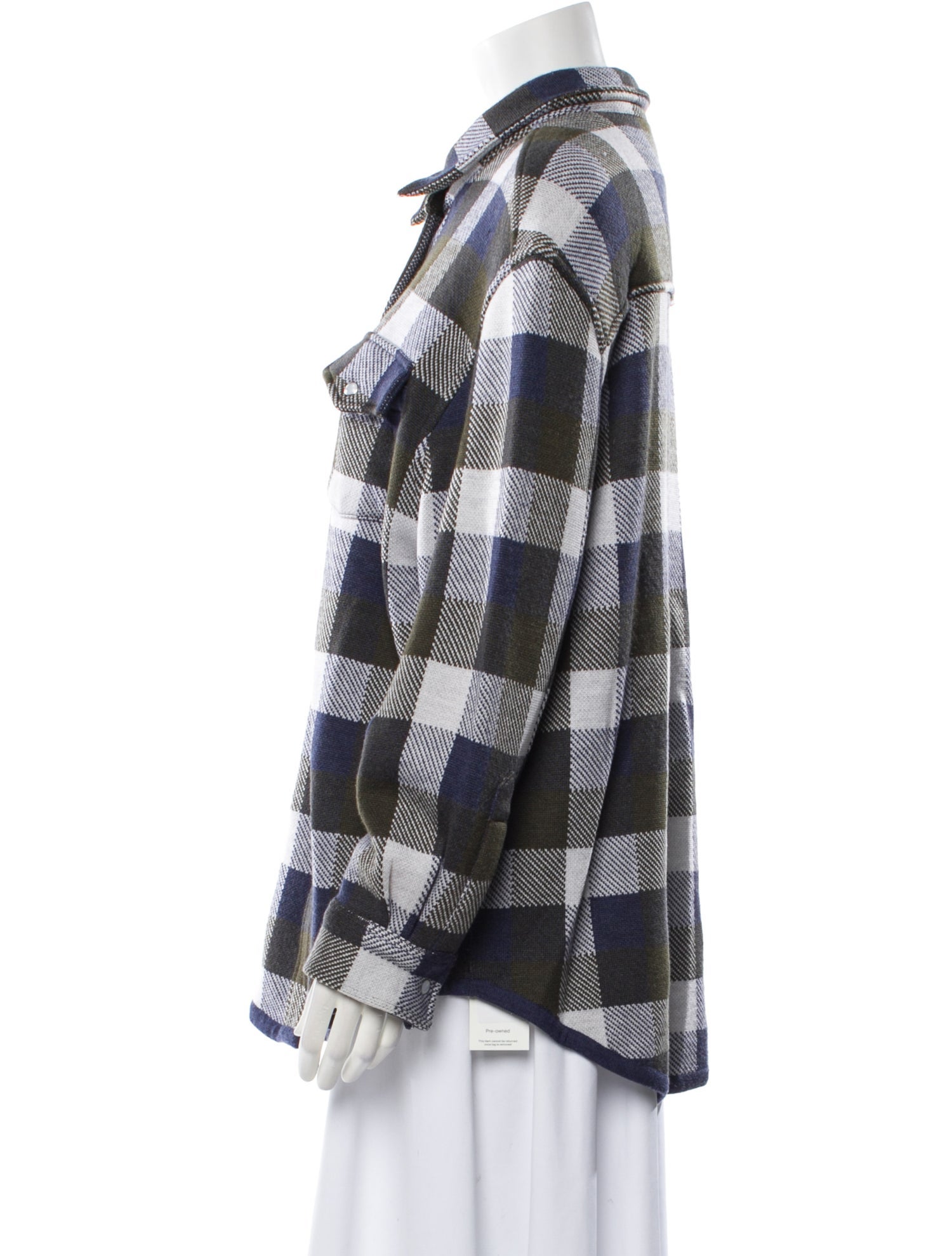 TWP Merino Wool Plaid Print Jacket