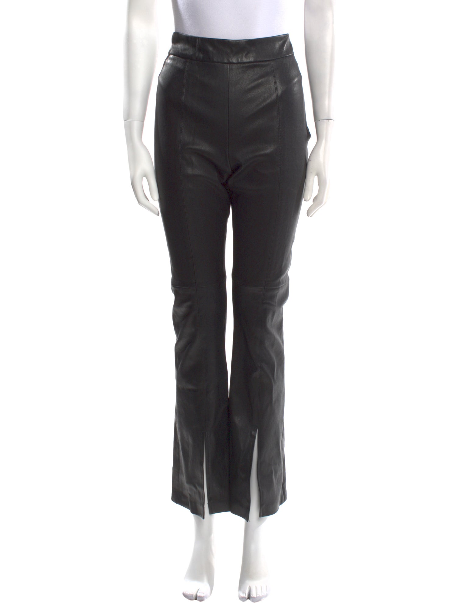 TWP Lamb Leather Wide Leg Pants