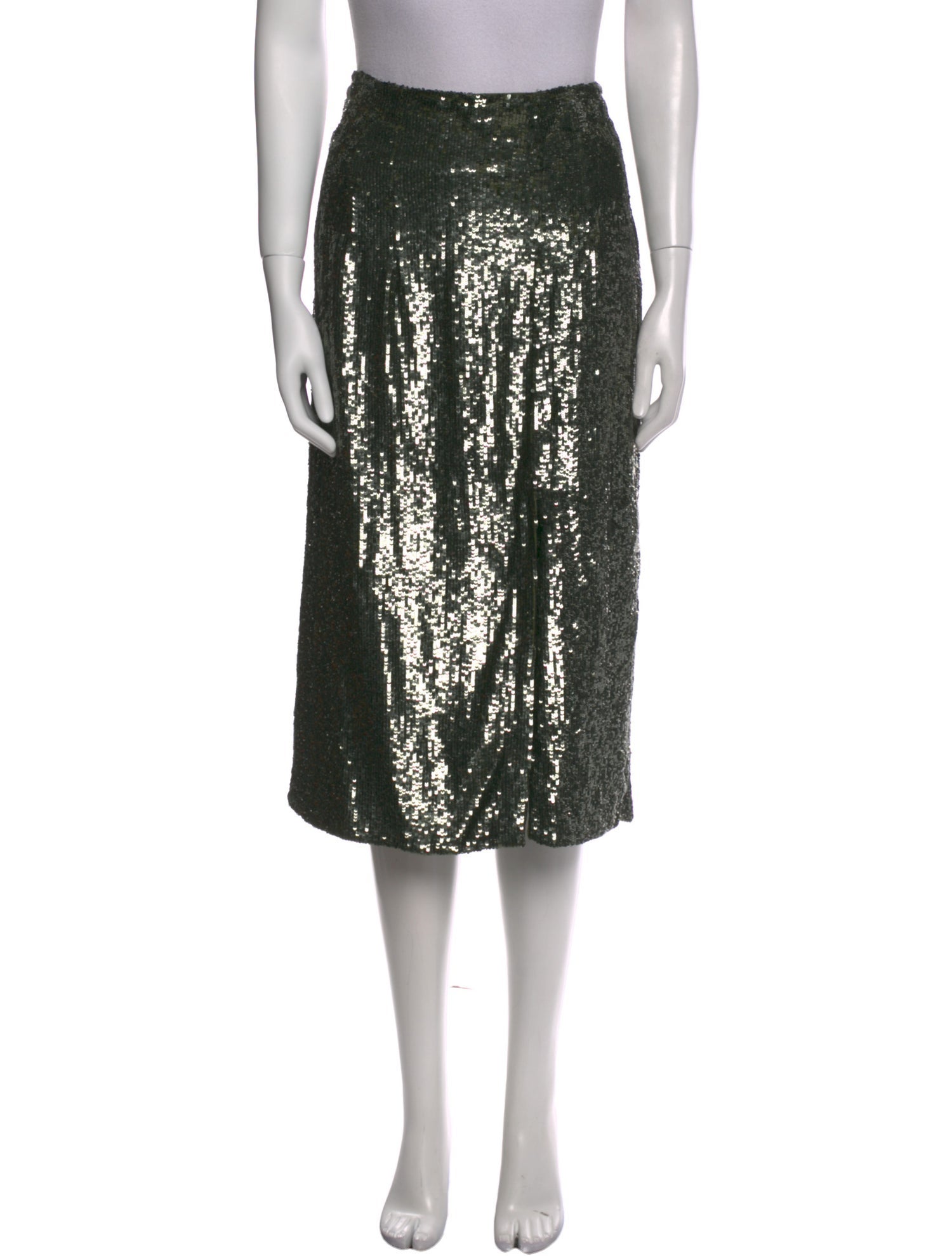 TWP Silk Knee-Length Skirt