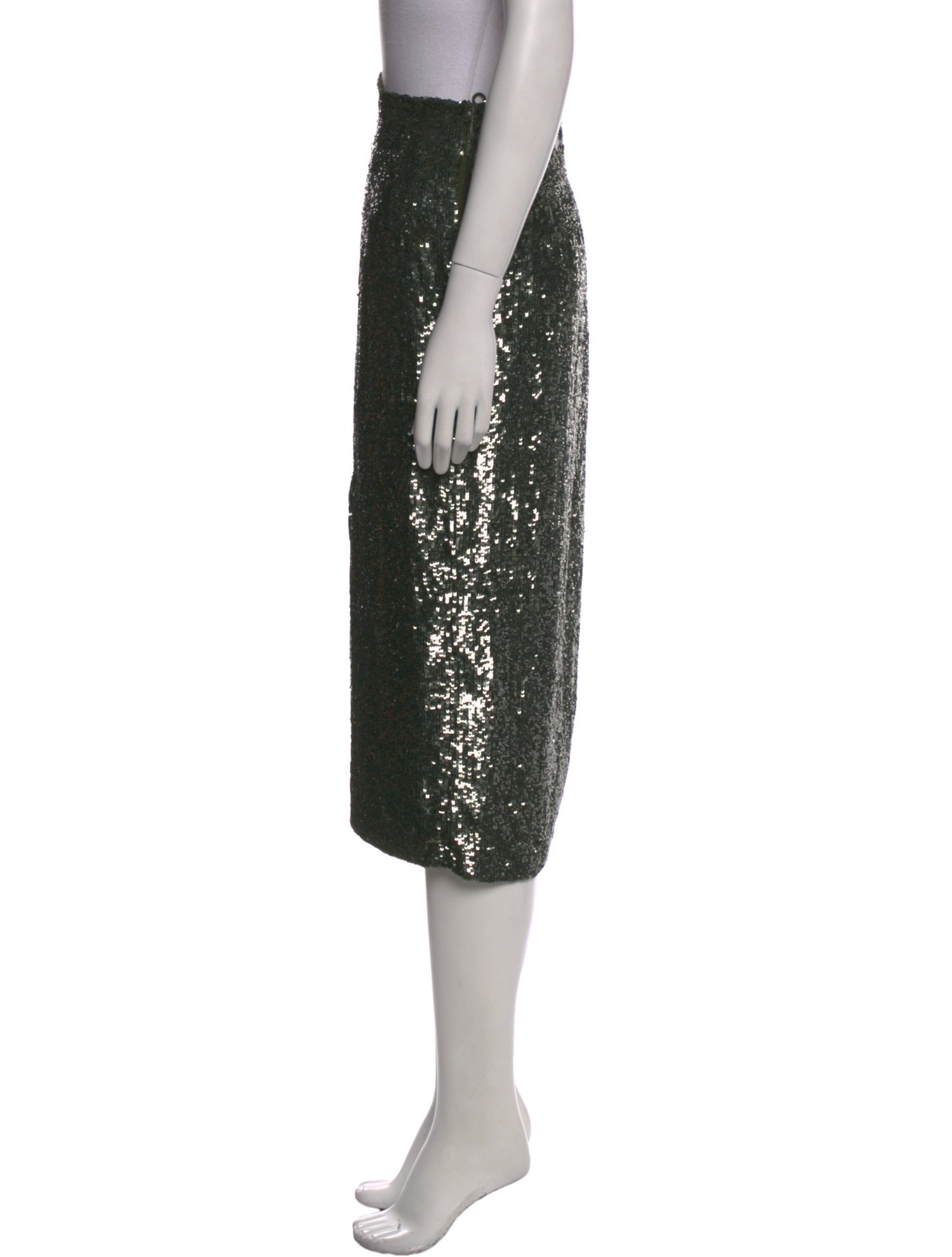 TWP Silk Knee-Length Skirt