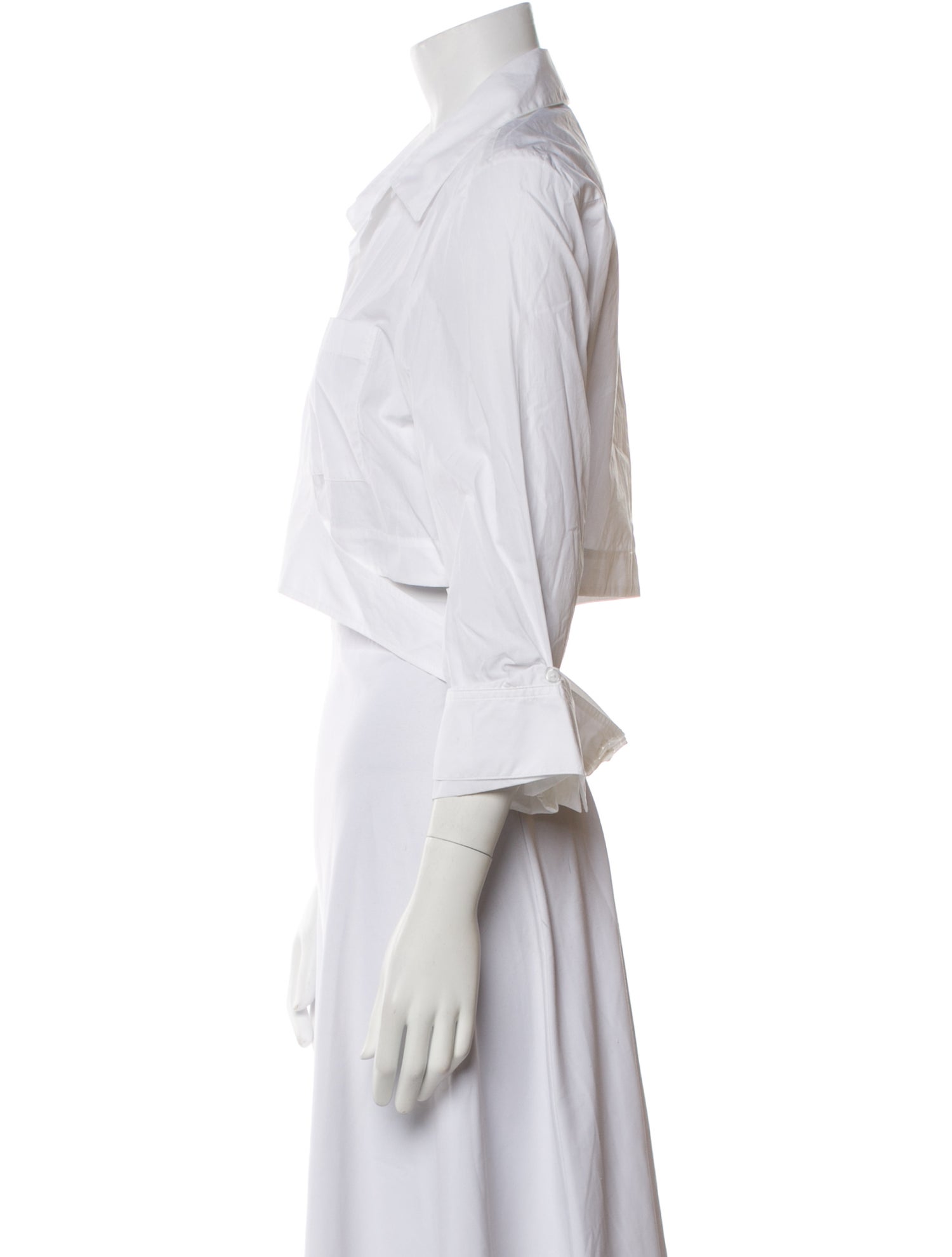 TWP Three-Quarter Sleeve Crop Top w/ Tags