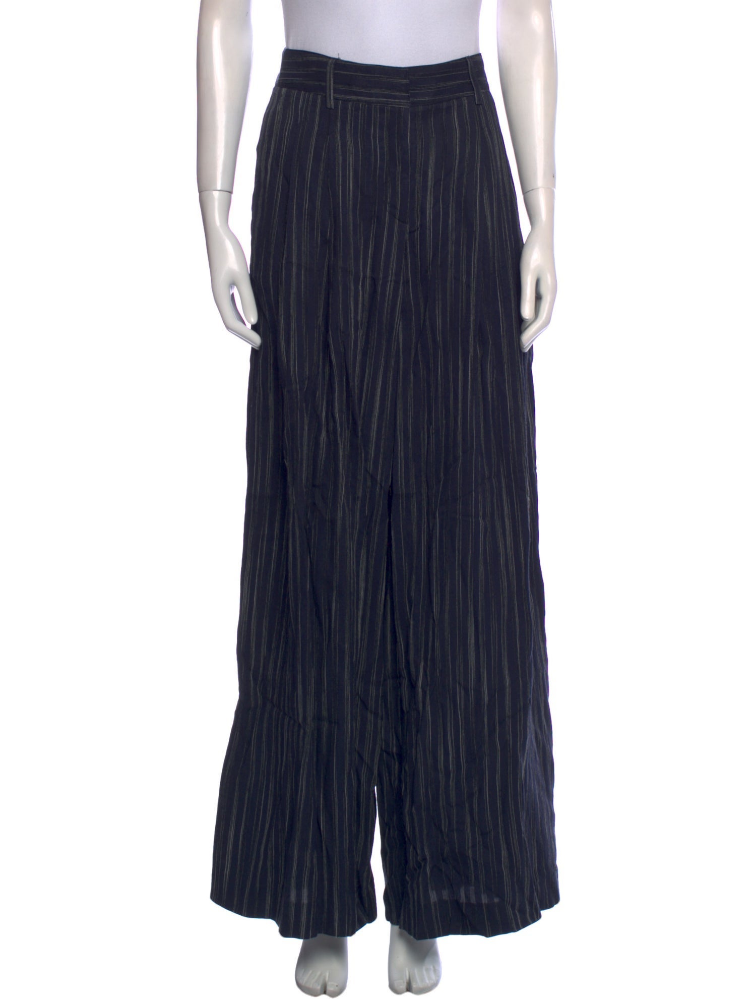 TWP Striped Wide Leg Pants