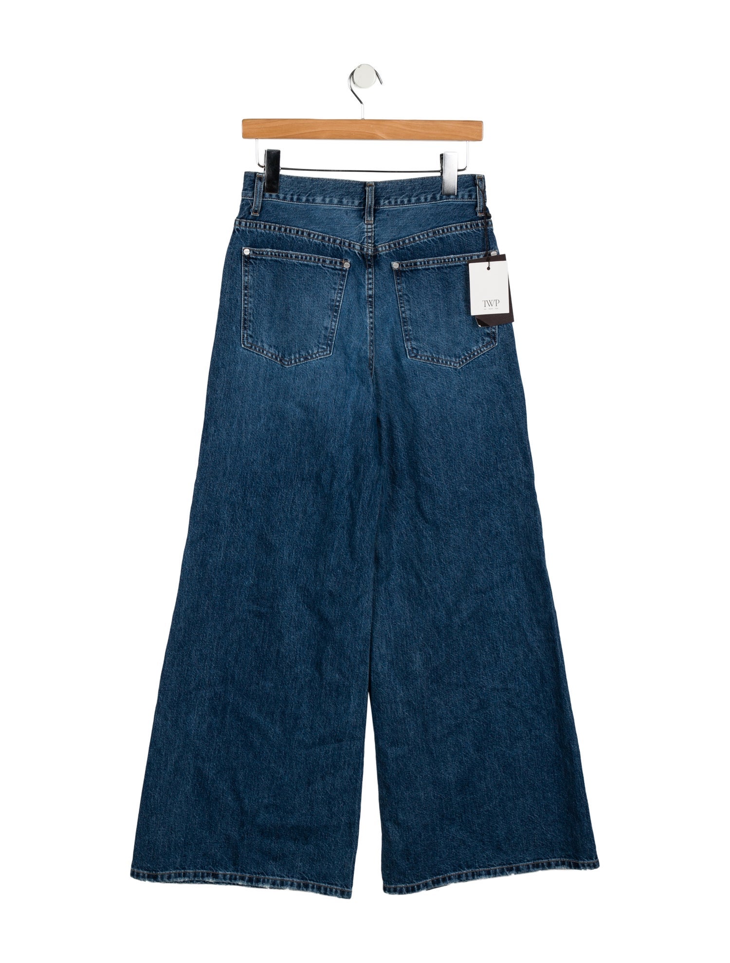 TWP High-Rise Wide Leg Jeans