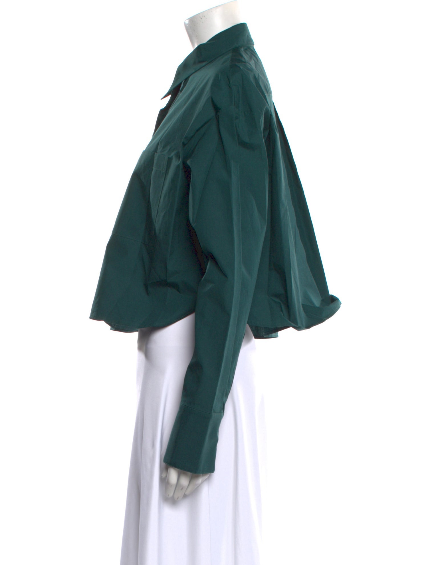 TWP Long Sleeve Crop Top