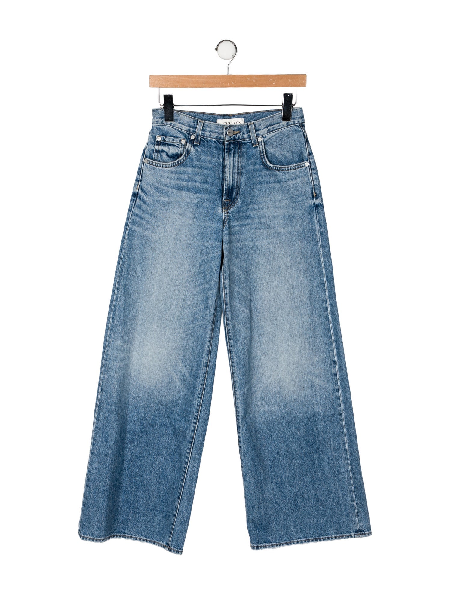 TWP Mid-Rise Wide Leg Jeans w/ Tags