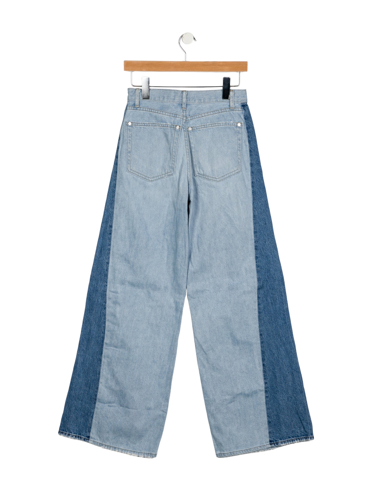 TWP Mid-Rise Wide Leg Jeans