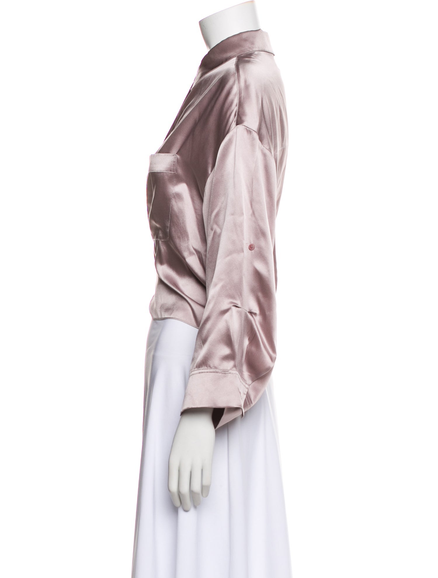 TWP Silk Long Sleeve Blouse