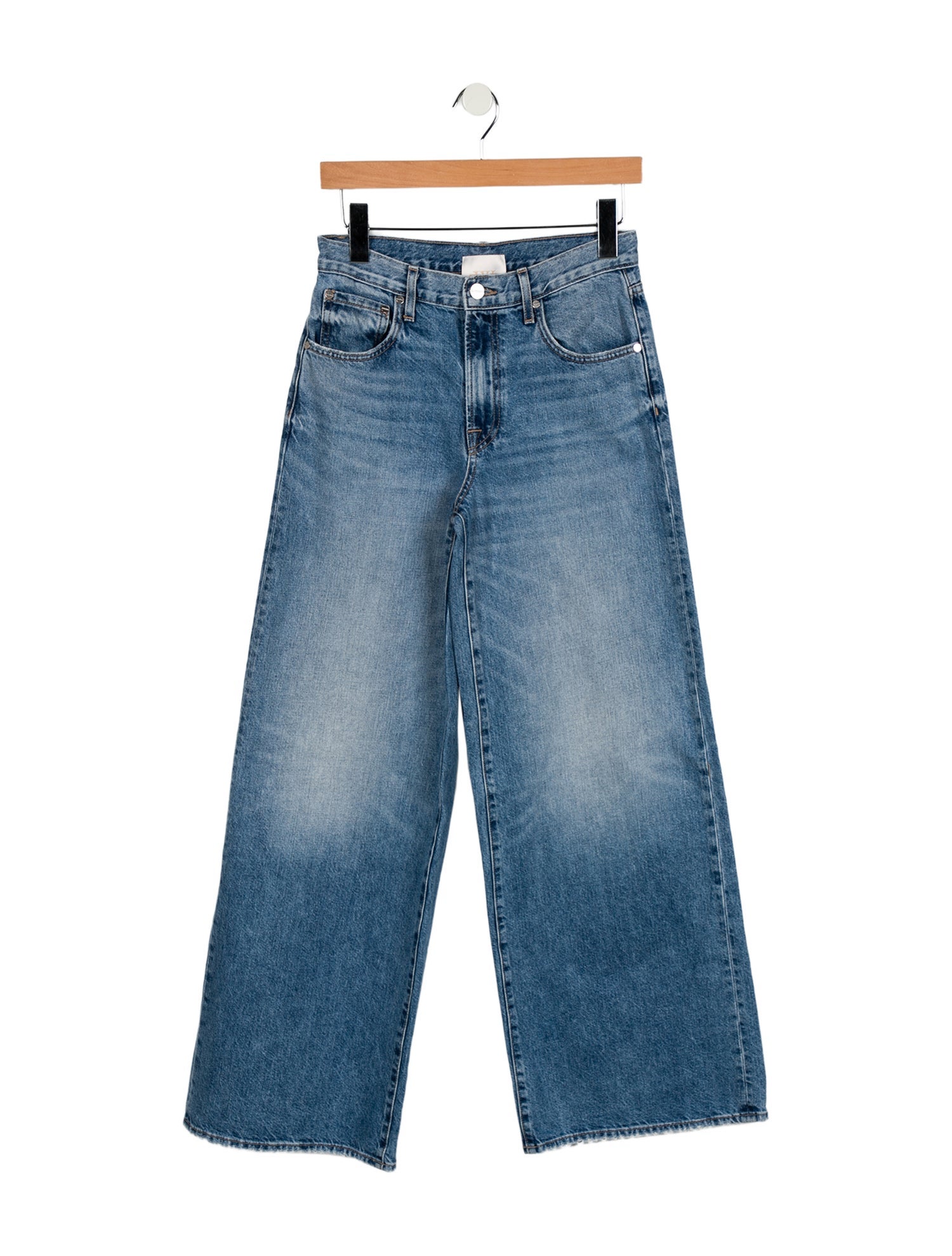 TWP Mid-Rise Wide Leg Jeans