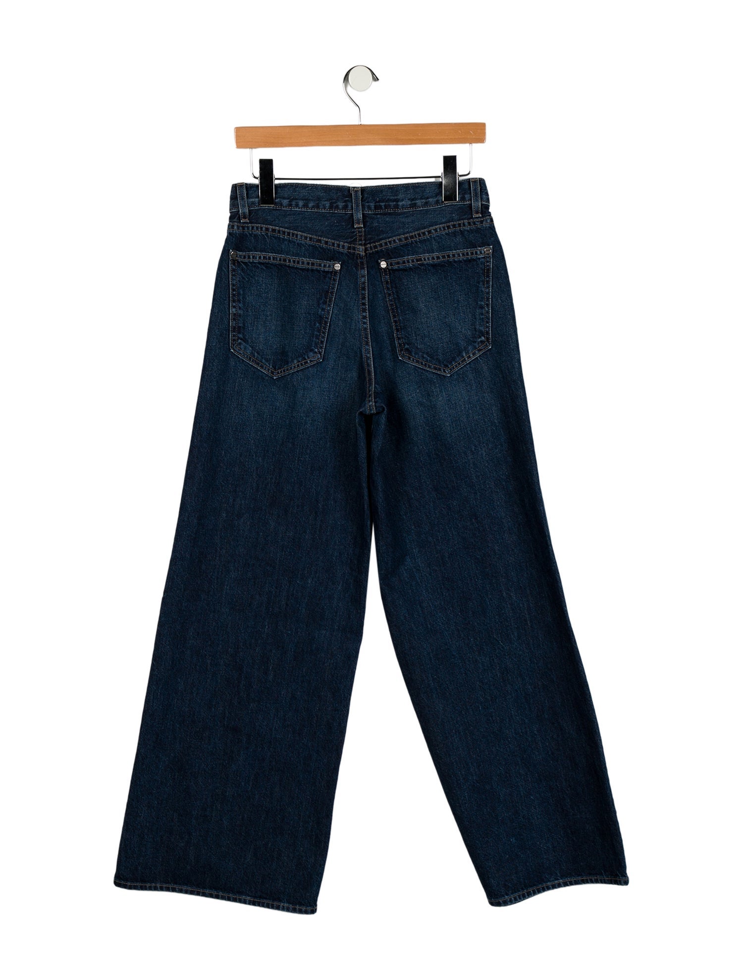 TWP Mid-Rise Wide Leg Jeans