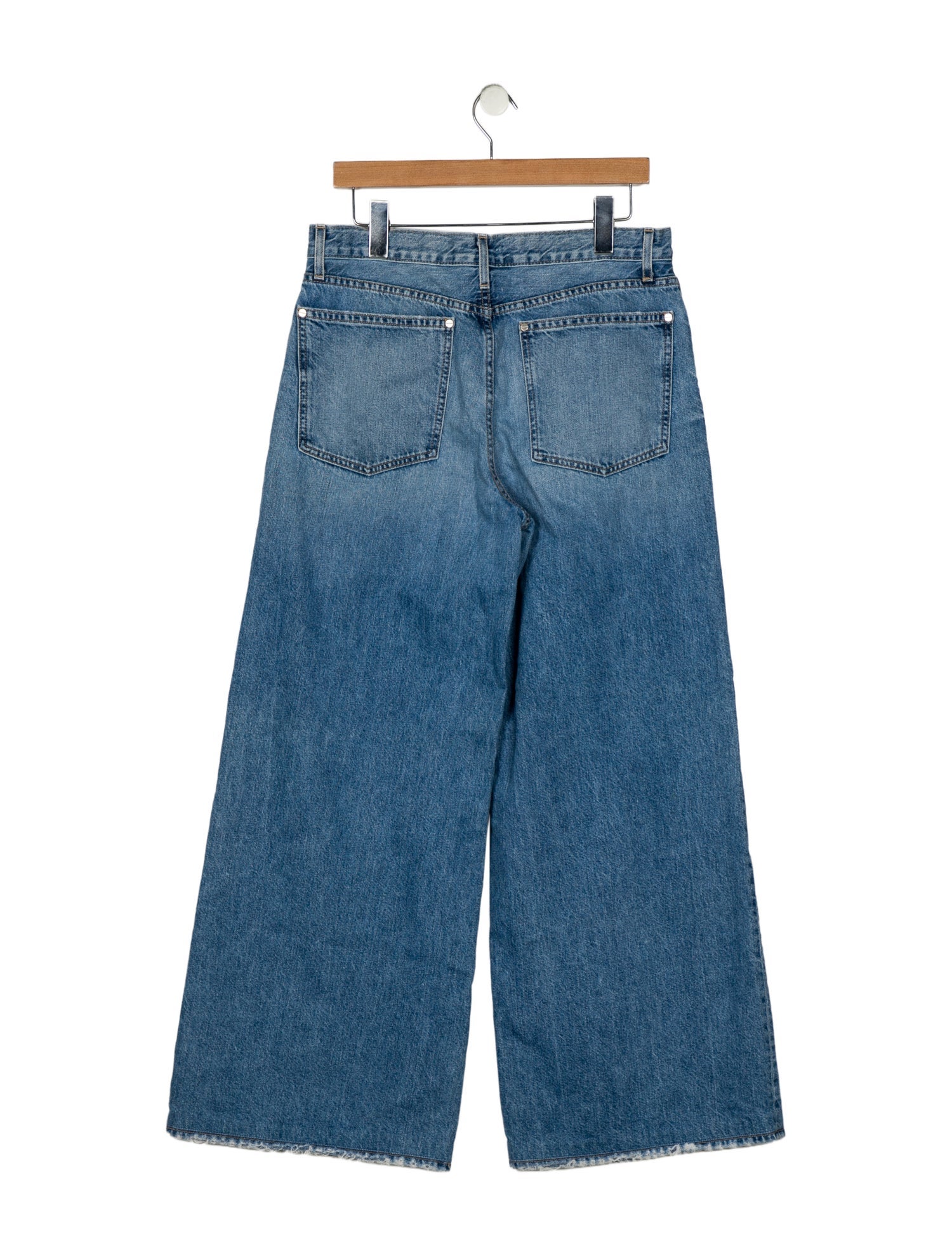 TWP High-Rise Wide Leg Jeans