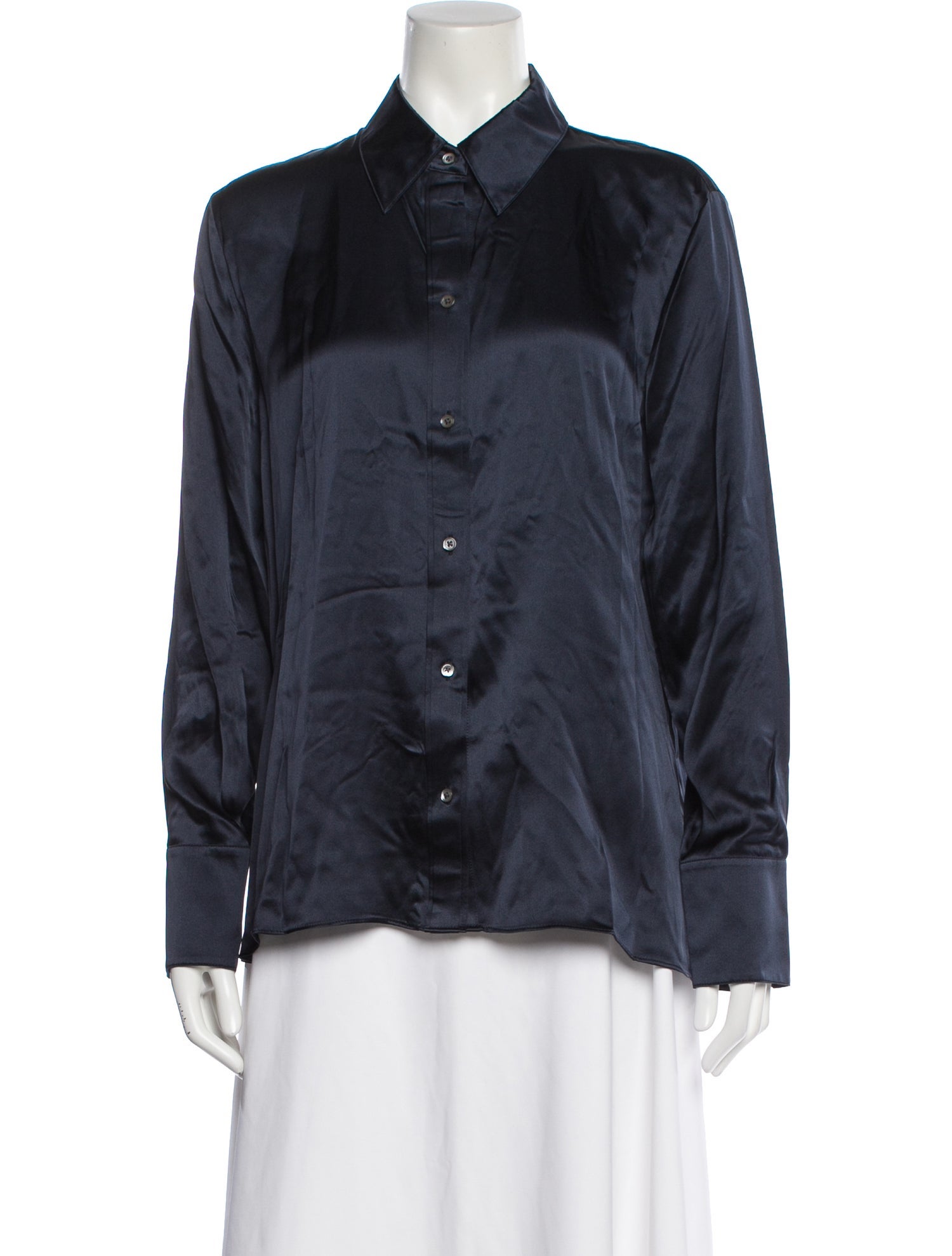 TWP Silk Long Sleeve Top