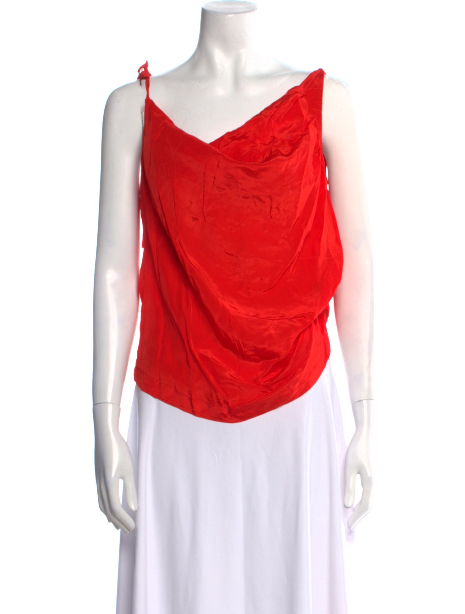 Tyler McGillivary Silk Cowl Neck Top