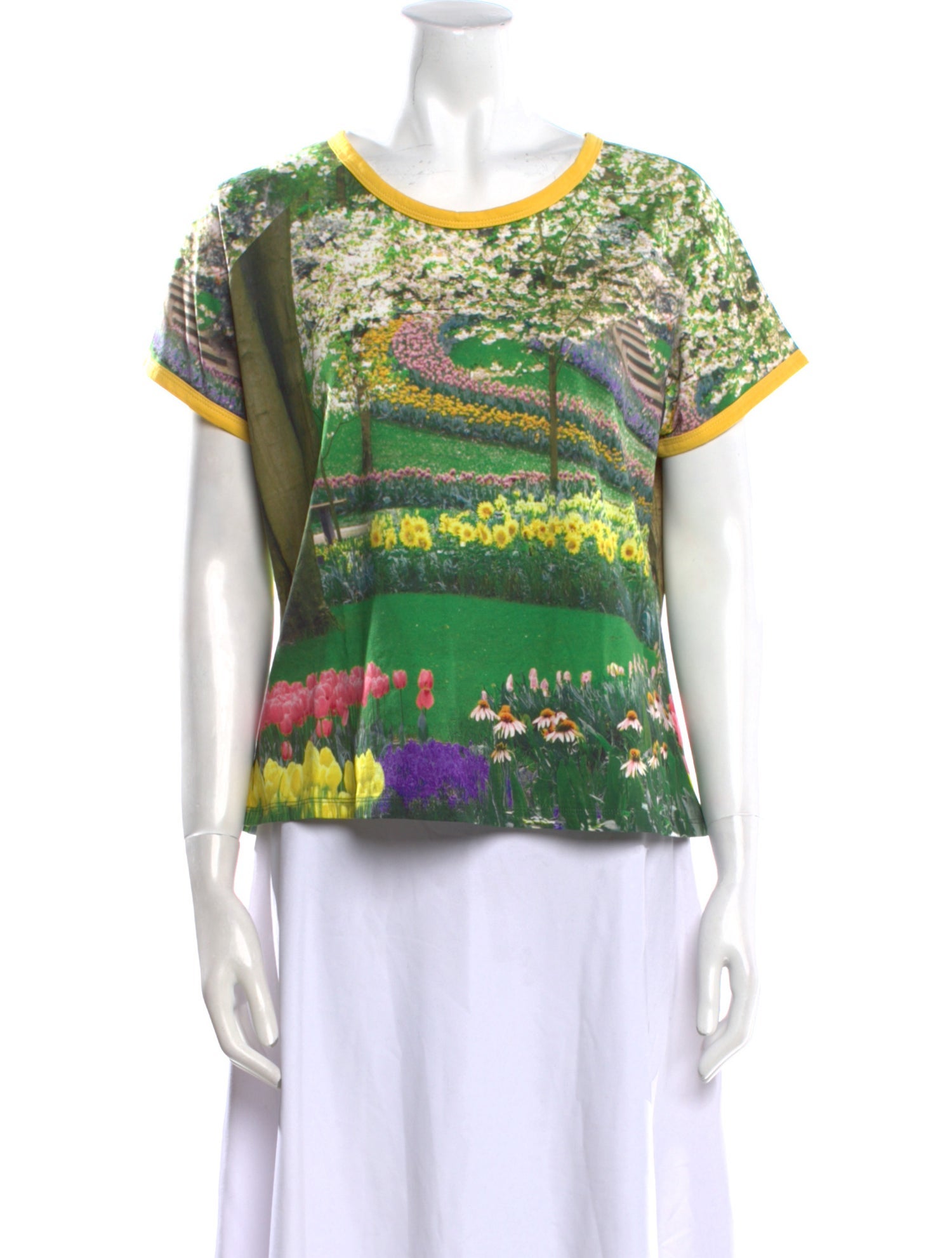 Tyler McGillivary Printed Bateau Neckline T-Shirt