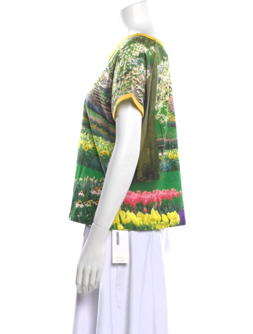 Tyler McGillivary Printed Bateau Neckline T-Shirt