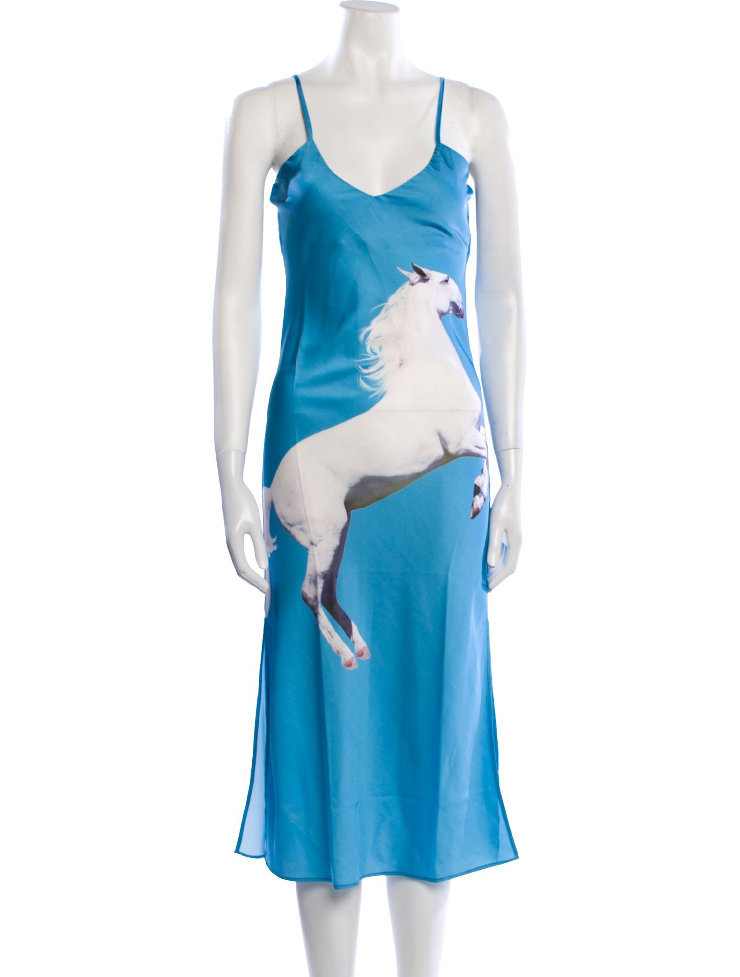 Tyler McGillivary Graphic Print Midi Length Dress w/ Tags