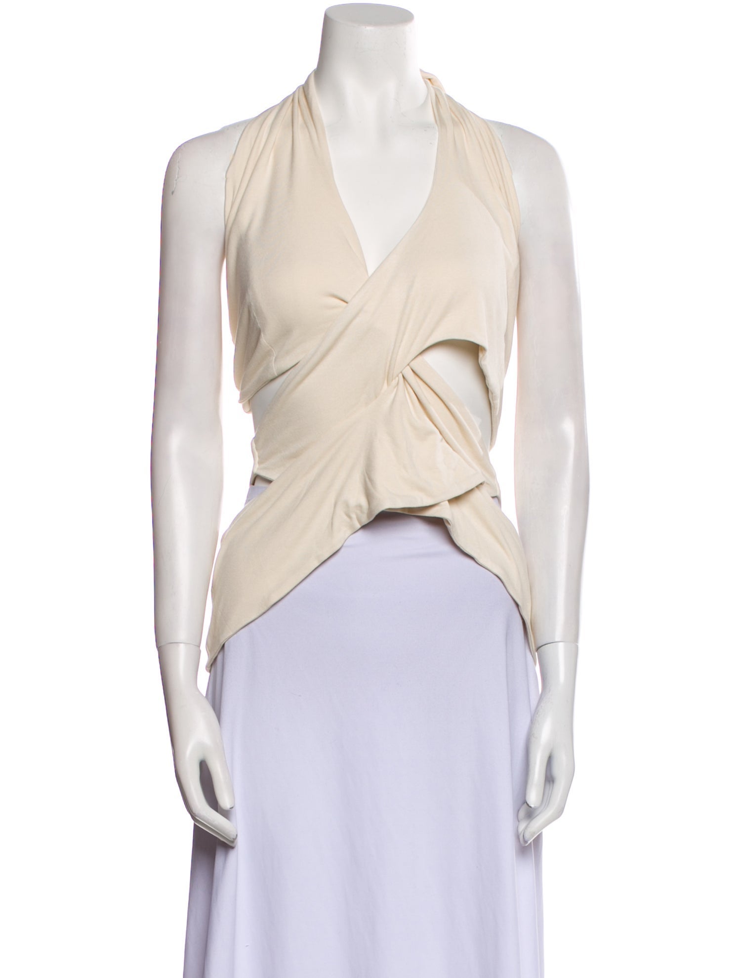 Tyler McGillivary V-Neck Sleeveless Crop Top w/ Tags