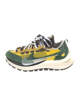 Sacai x Nike Vaporwaffle Tour Yellow Stadium Green Athletic Sneakers