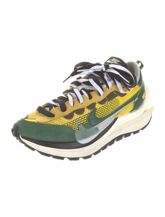 Sacai x Nike Vaporwaffle Tour Yellow Stadium Green Athletic Sneakers