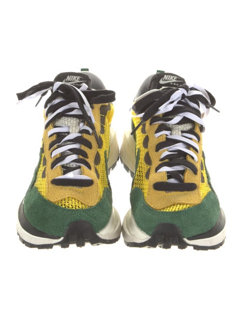 Sacai x Nike Vaporwaffle Tour Yellow Stadium Green Athletic Sneakers