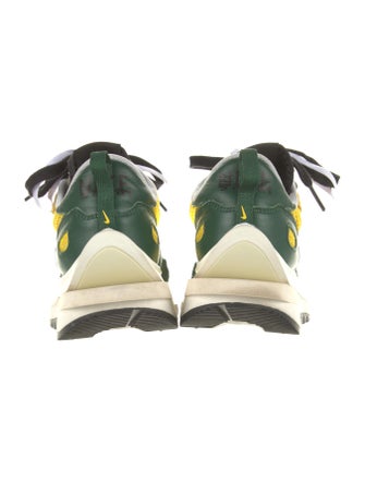 Sacai x Nike Vaporwaffle Tour Yellow Stadium Green Athletic Sneakers