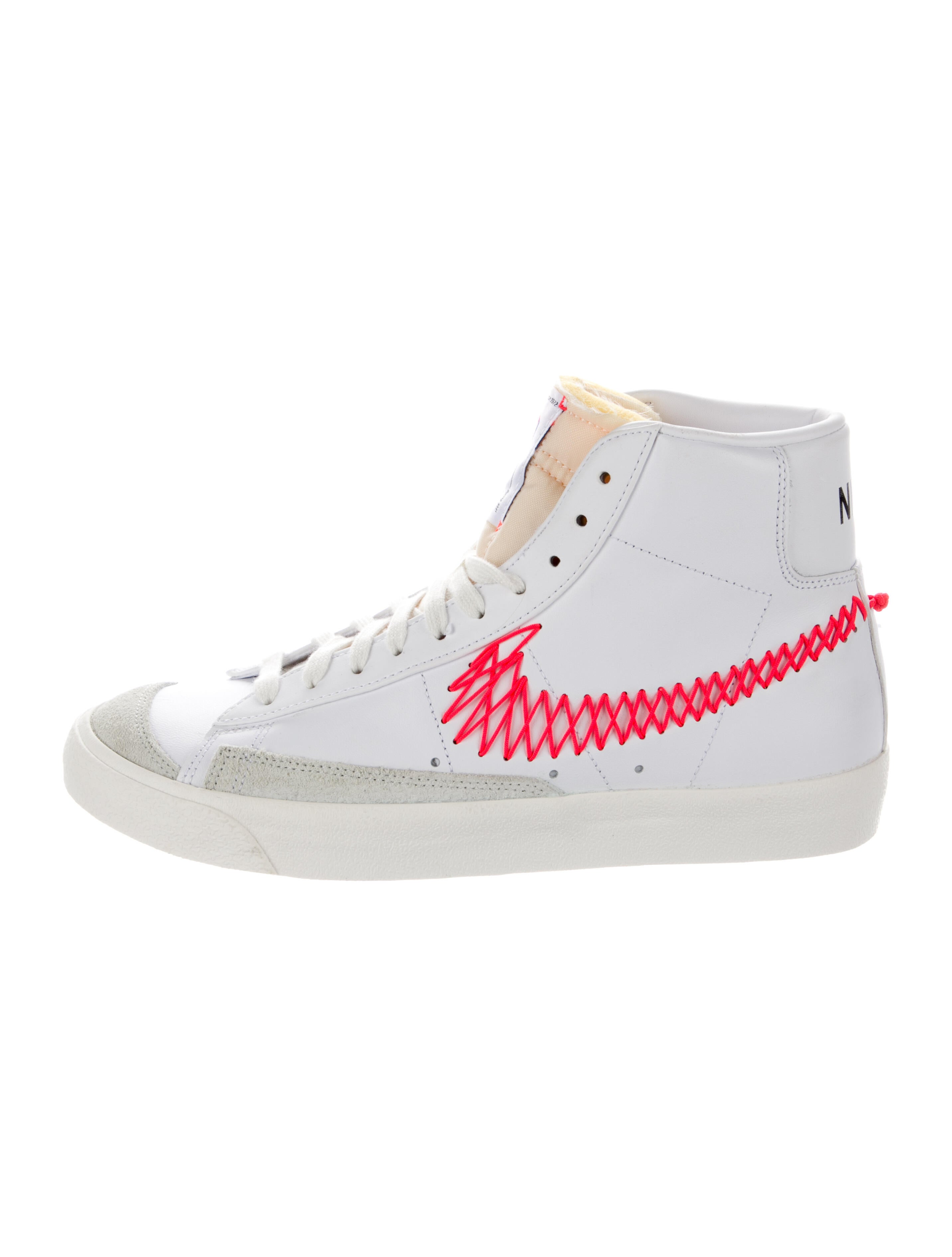 Nike Blazer Mid 77 Vintage Zig Zag Sneakers White Sneakers, Shoes