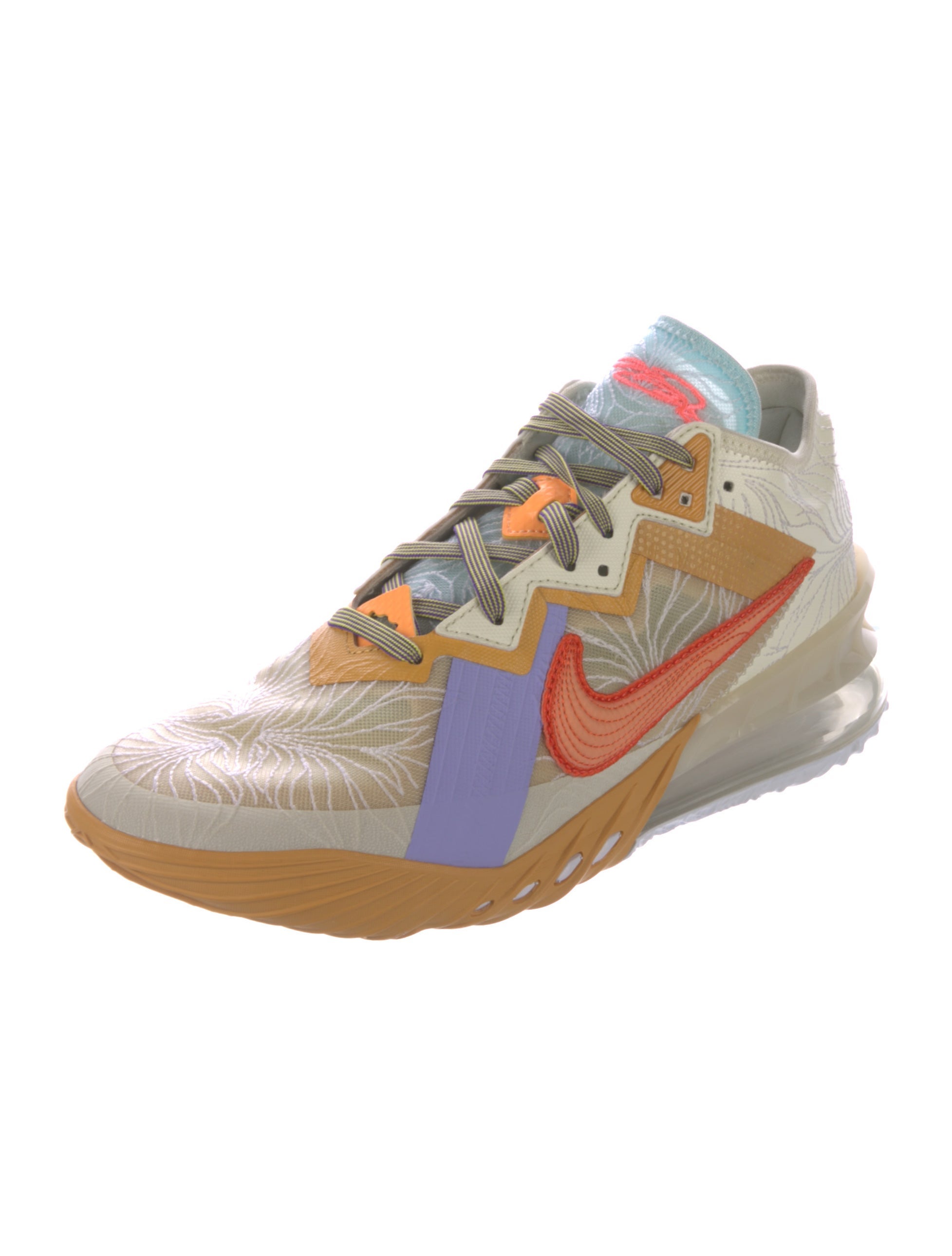 Nike x Mimi Plange Lebron 18 Low Athletic Sneakers