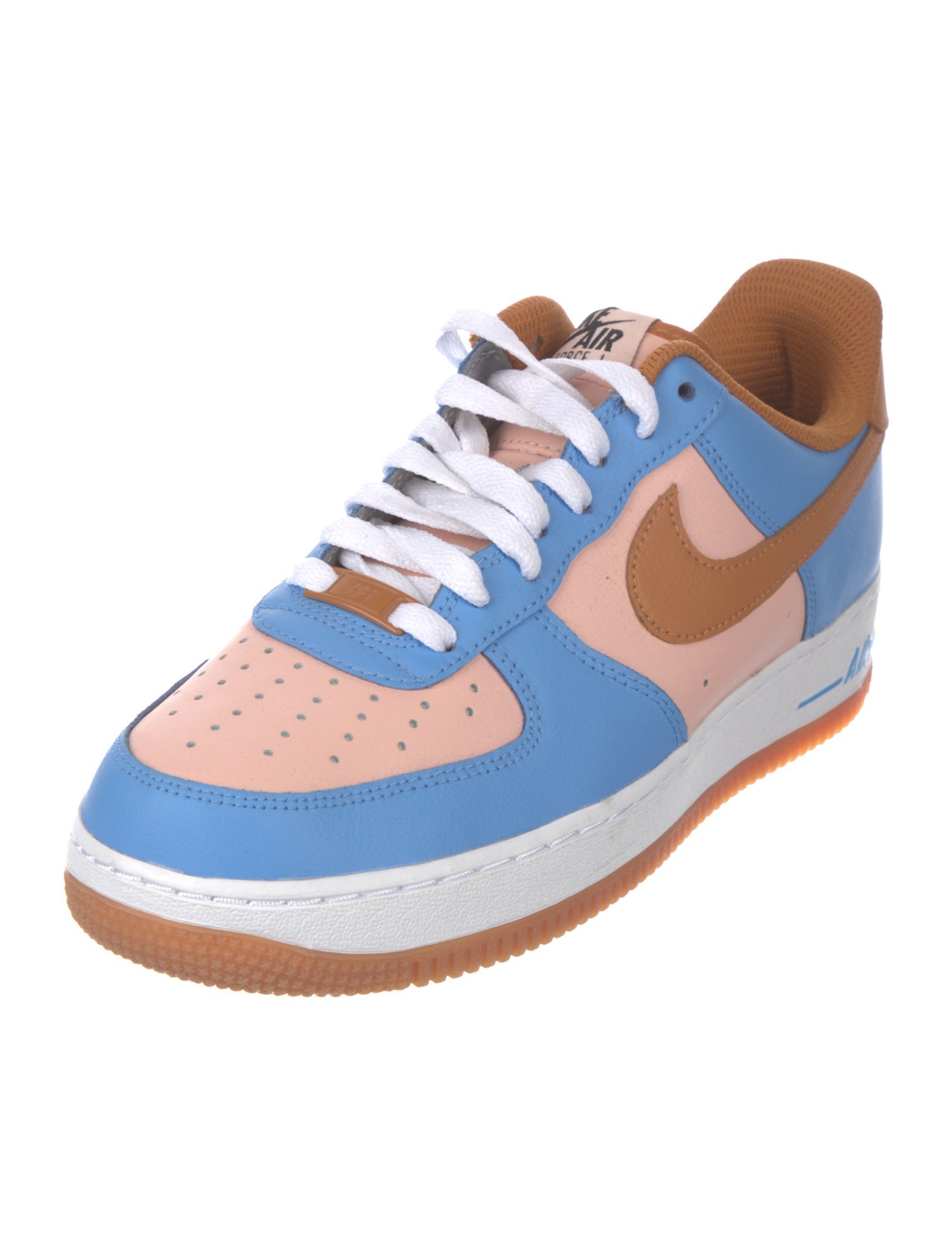Nike Leather Colorblock Pattern Sneakers - Neutrals Sneakers, Shoes ...
