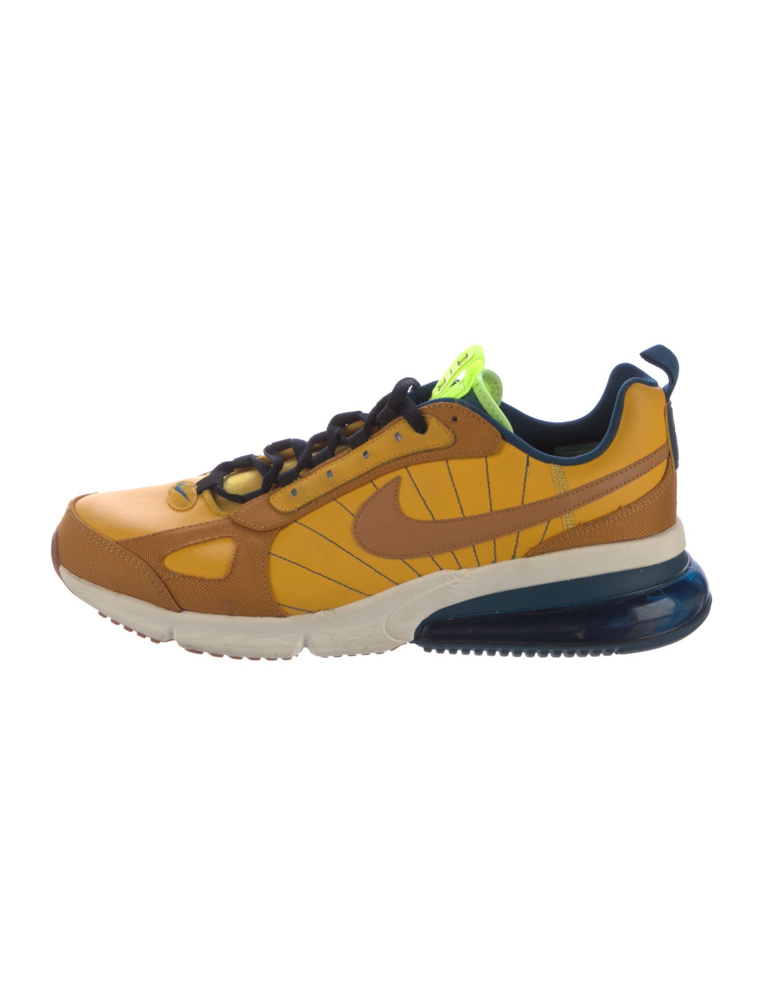 fluorescent yellow nike shoes