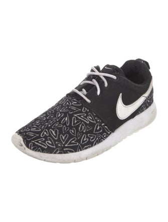 Nike Printed Leather Trim Embellishment Athletic Sneakers