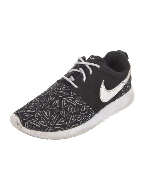 Nike Printed Leather Trim Embellishment Athletic Sneakers
