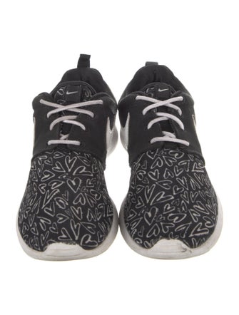Nike Printed Leather Trim Embellishment Athletic Sneakers
